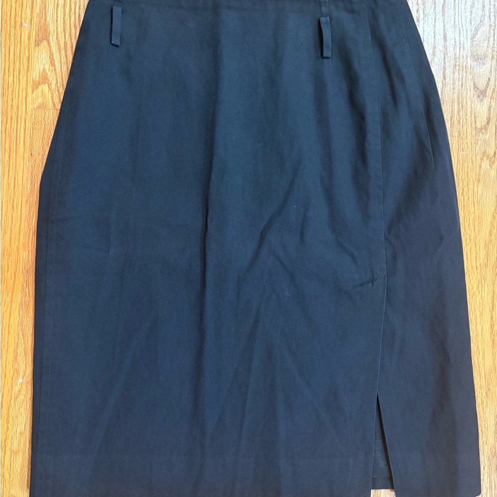 Akris Punto Black Pencil Skirt, Sz 8
